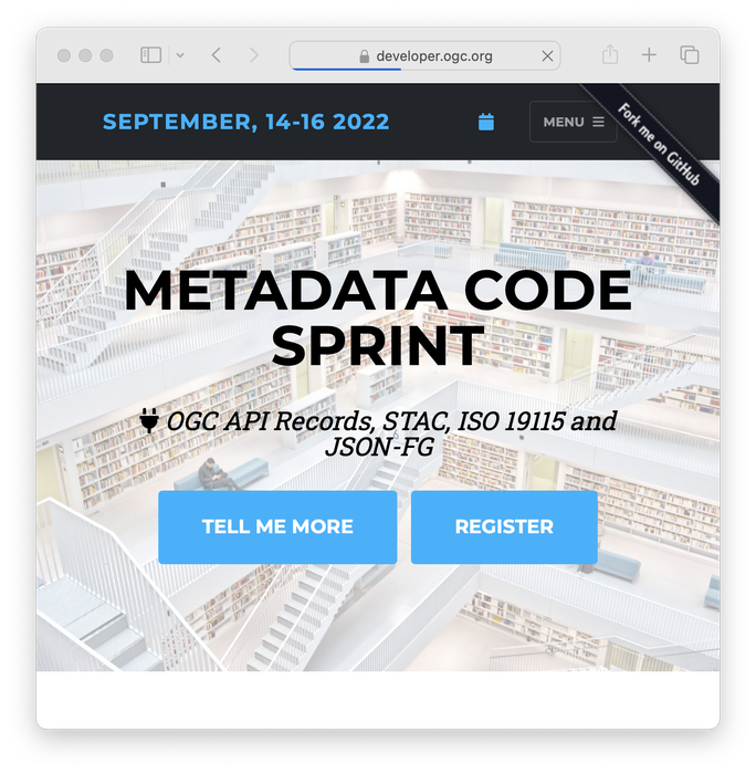OGC Code Sprint September 2022