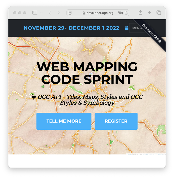 OGC Code Sprint November 2022