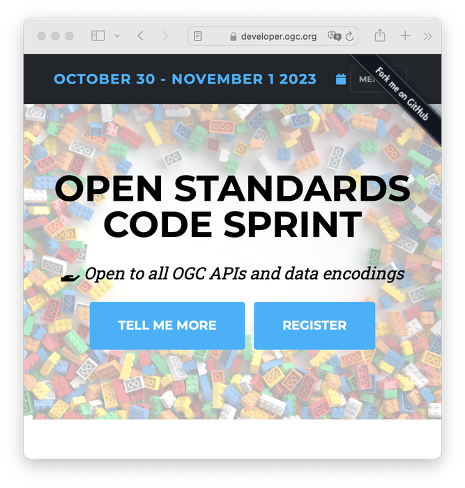 OGC Code Sprint October 2023